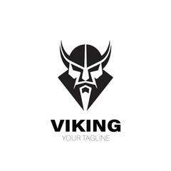Obraz premium Viking Logo. Viking Logo Design. Viking Logo Brand. Viking Logo Vector Design Isolated on White Background