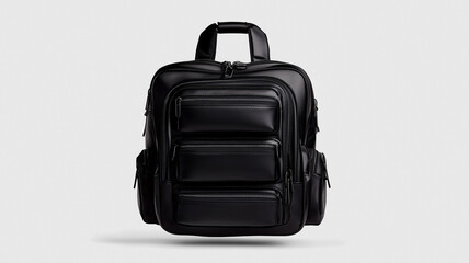 Trendy backpack isolated on white background
