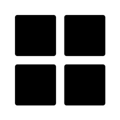 A Simple Yet Elegant Grid Design Showcasing A Strong Visual Impact Through Bold Black Squares Against A Clean White Background With Minimal Detail And High Contrast