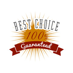 quality emblems and labels. Best choice. Premium quality. Quality guaranteed. Design elements in vector.