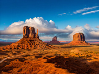 monument valley sunset. desert, monument, valley, landscape, arizona, rock, utah, monument valley, sky, usa, red, nature, navajo, mountain, park, scenic, sandstone, southwest, america, travel, western