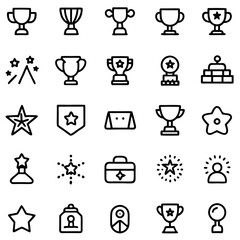 set of icons for web