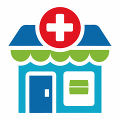 Obraz premium vector creative health care medical store logo