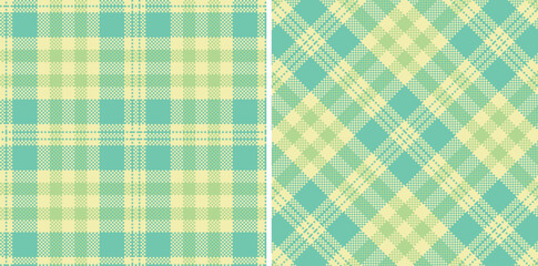 Modern Seamless Madras Plaid in Smoky Light Tan tones Textile Design