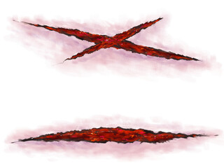 傷口　怪我 　切り傷