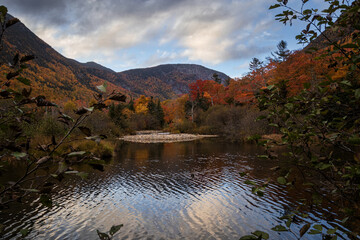 Saco River in Willey House Area, White Mountains, New Hampshire