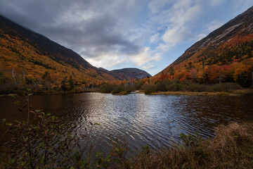 Saco River in Willey House Area, White Mountains, New Hampshire