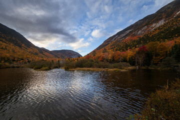Saco River in Willey House Area, White Mountains, New Hampshire