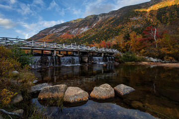 Saco River in Willey House Area, White Mountains, New Hampshire