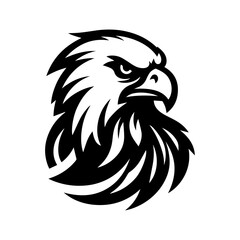 Eagle logo black and white
