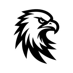 Eagle logo black and white