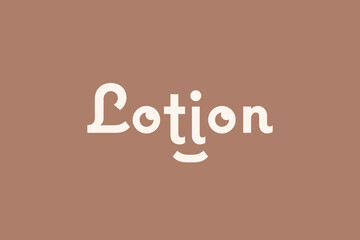 creative pictogram lotion logotype and face symbol logo design vector illustration with elegant, modern and simple styles