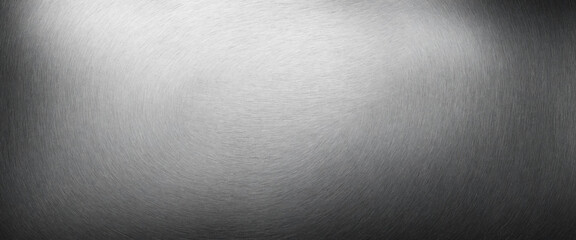 Obraz premium sleek brushed metal texture with a gradient from light to dark silver