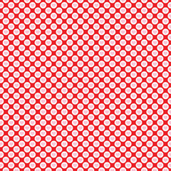 Red seamless pattern with small pink kiss lips. Bold romantic design ideal for Valentine’s Day, beauty themes, and fashionable wrapping paper.