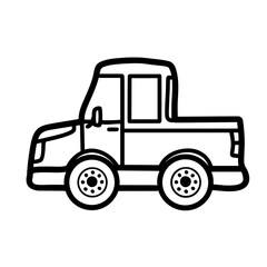 Pickup truck outline