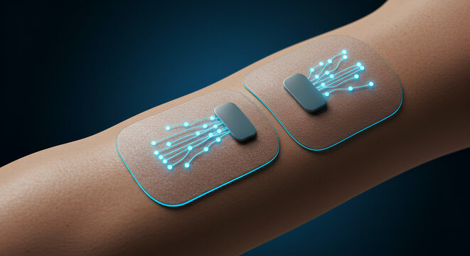 Electronic Skin Patches Monitoring Real-Time Health Data 3