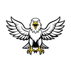 eagle with wings