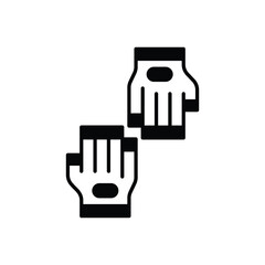 Traning Gloves Vector icon