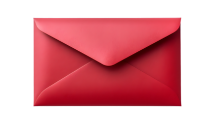 Red Envelope on White Background