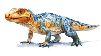 Obraz premium dinosaur clipart watercolor illustration watercolor style digital design illustration