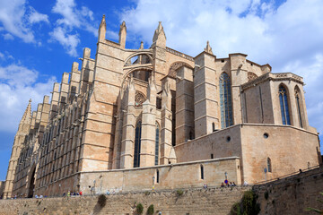 Europe, Spain, Balearic Islands, Mallorca. Cathedral of Santa Maria of Palma.