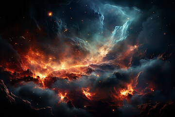 Fototapeta premium images of the stars, galaxies and the cosmos, high resolution s,. Generative AI