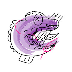 Vector Doodle Illustrations in various abstract shapes	