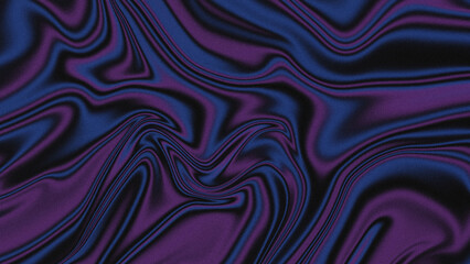 Deep Midnight Blue and Violet Swirling Liquid Texture with Luxurious Silky Waves for Fashion Design, Branding, and Elegant Digital Art