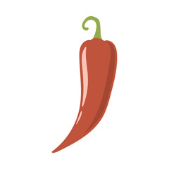 Red chili pepper vector illustration