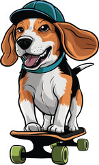 Beagle Skater © Ashik