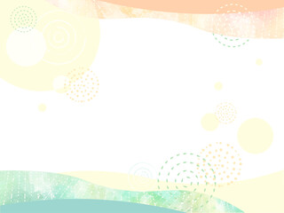 春のイメージのフレーム