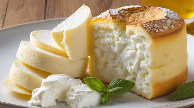 Cassatella, tipico dolde ripieno di ricotta della provincia di Trapani. Sicilia occidentale