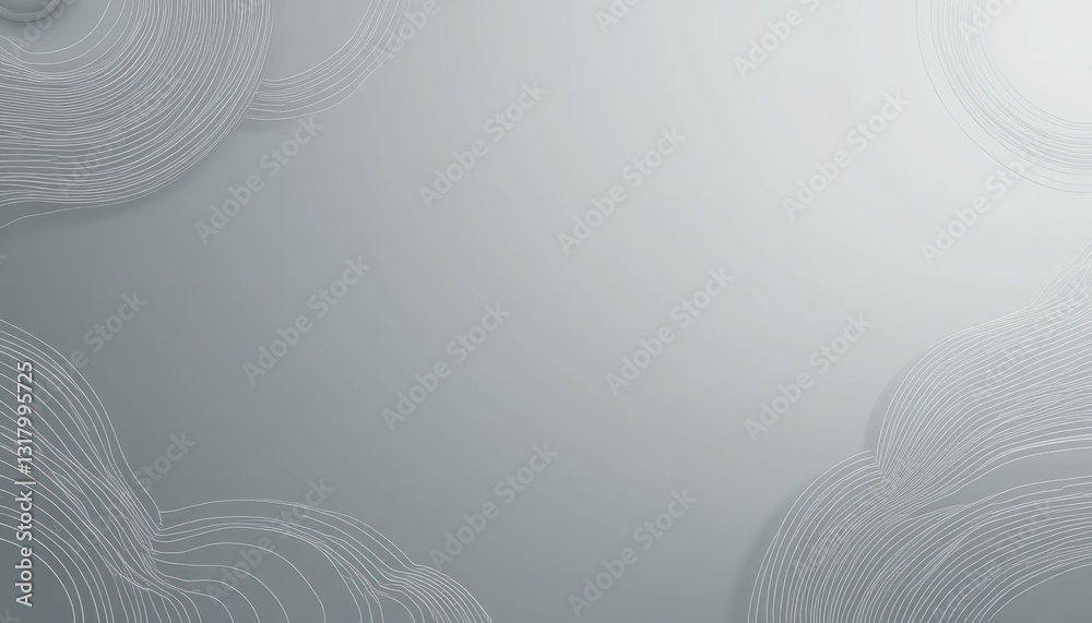 Poster abstract background with curved lines and soft gradient design