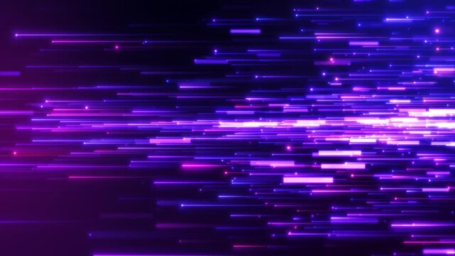 Abstract pink blue light trail creative cosmic background. 