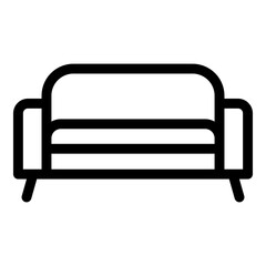 Sofa icon. Vector line icon