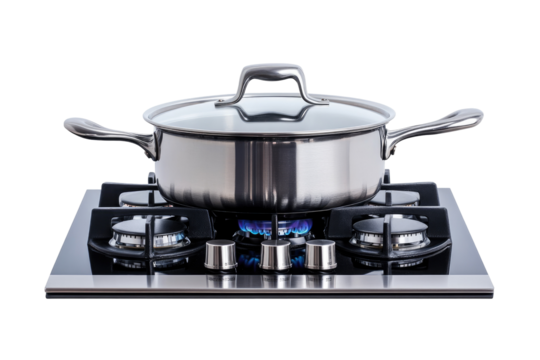 cooking pot on transparent background