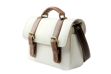 shoulder bag on transparent background