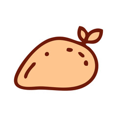 Food courts icons . Outline  food courts vector icons for web design isolated on white background