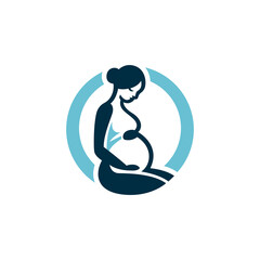 pregnancy logo template