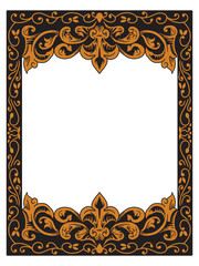 Classic Ornamental Frame for Invitations and Events