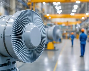 Smart factories crafting components for wind turbine installations