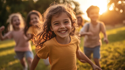 A group of children playing together, showcasing inclusion and acceptance of autism 