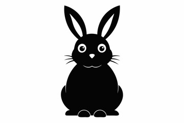 easter bunny  silhouette