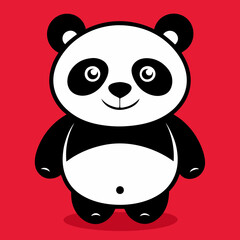Naklejka premium panda