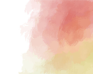 Soft Red and Yellow Watercolor Texture Vector Background