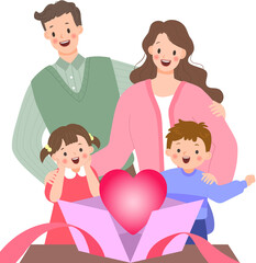 5월 화목한 가족의 가정의달 템플릿