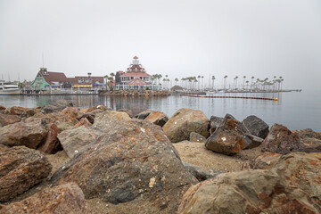 A Foggy day in Long Beach Harbor