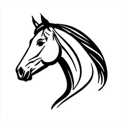 horse head with horse icon