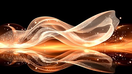 Golden Lightwave Reflection.