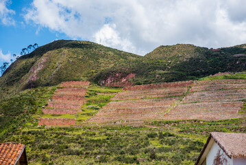 archaeological site of Machu Colca in Cusco Peru